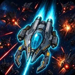 Space Salvage Runner: Shooter