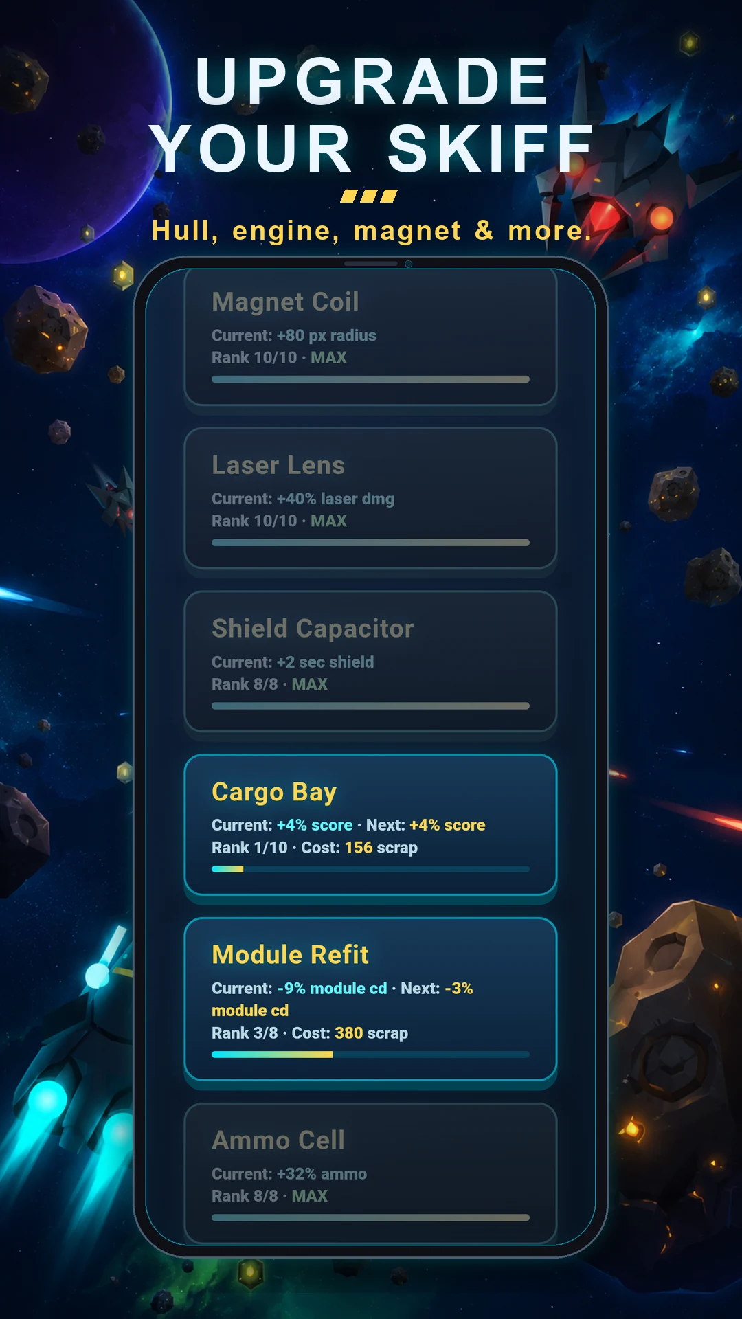 Space Salvage Runner: Shooter screenshot